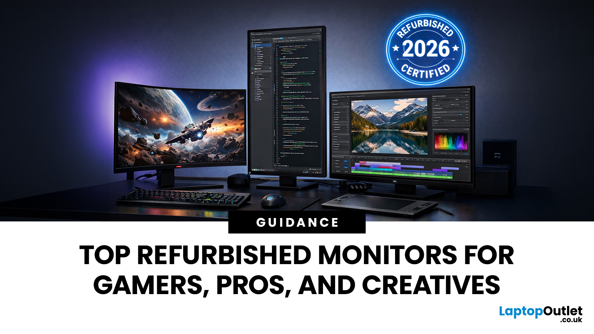 Best Refurbished Monitors for Work, Gaming & Creativity