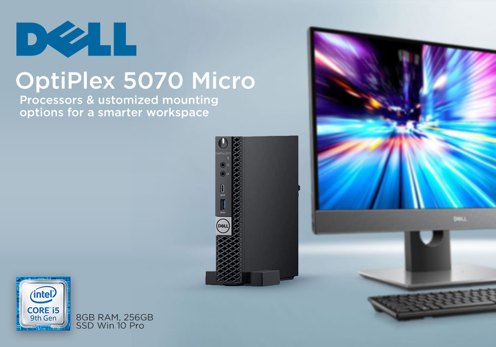 DELL OptiPlex 5070 Micro Desktop PC Core i5 | LaptopOutlet, UK