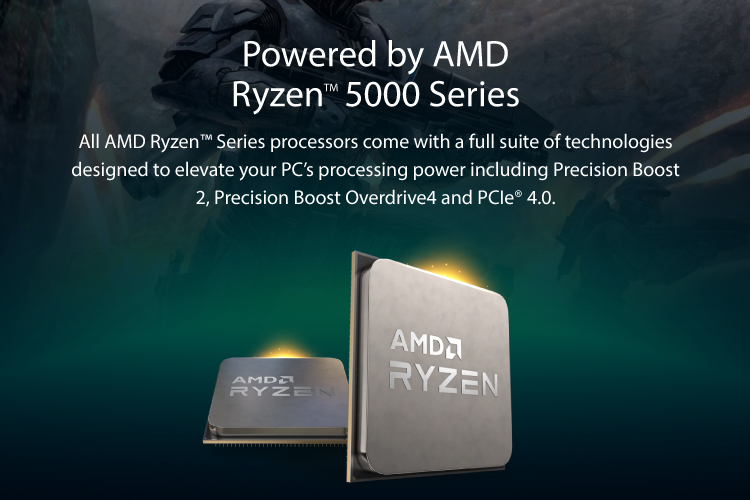 Powered by AMD Ryzen Series